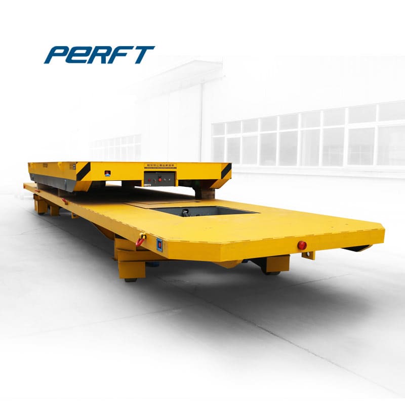 rail flat cart with stand-off deck 75 ton